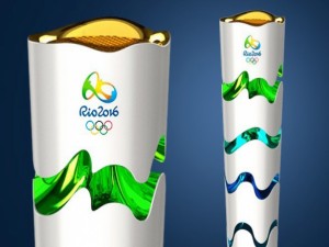 Tocha Olímpica Rio 2016.